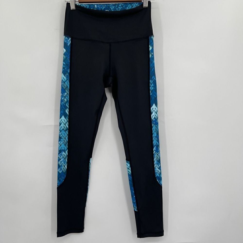 Feed Me, Fight Me Black White High Waisted Fitted Skinny Leggings Small